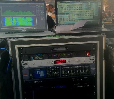 Antelope Audio's Isochrone OCX in use in a live sound environment at Coachella 2013