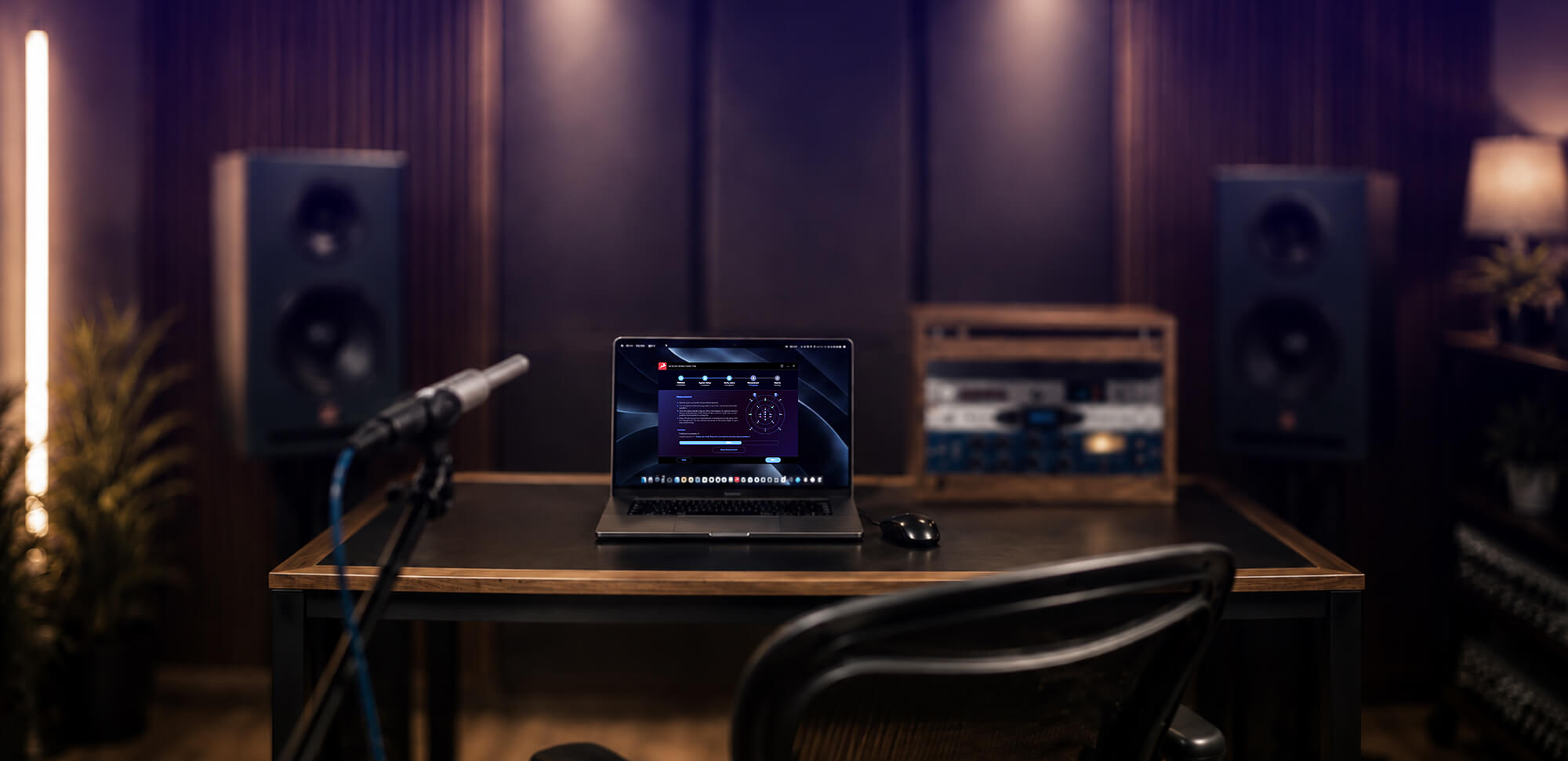 Mic setup shot