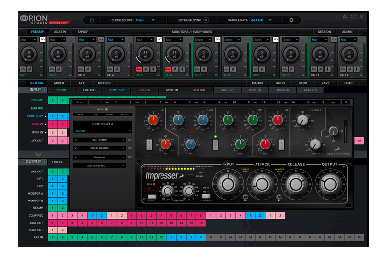 Orion Studio SC Cotrol panel NEW 03