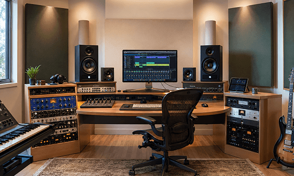 modern recording studio
